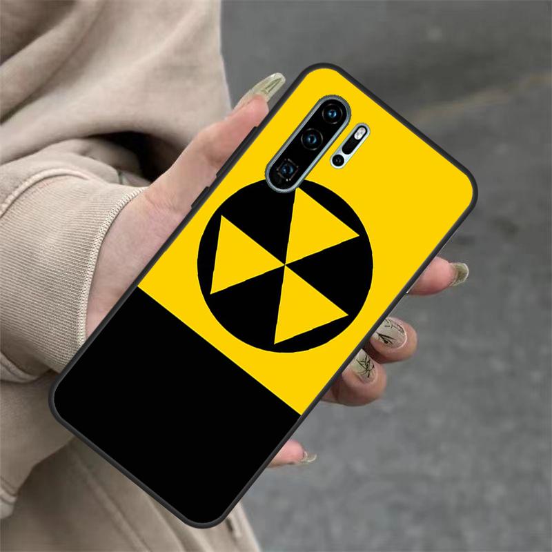 Nuclear Radiation Warning Sign Case For Huawei Nova 3i 7i 8i 11i Y60 Y70 Y90 Y61 Y91 10 9 SE 11 Pro P20 P40 P30 Lite Cover