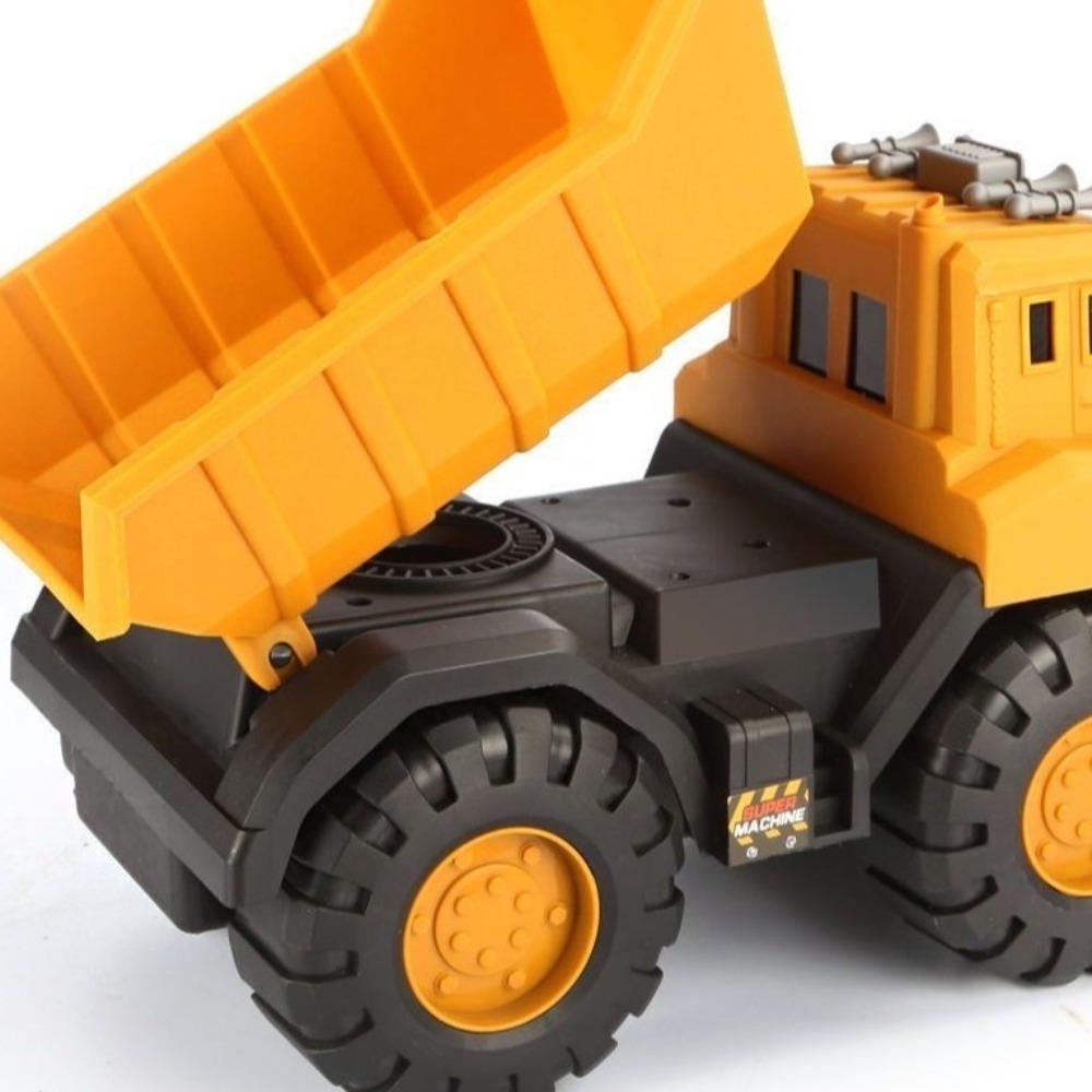 Inertia Excavator Bulldozer Models Plastic Car Classic Construction Model Boy Children