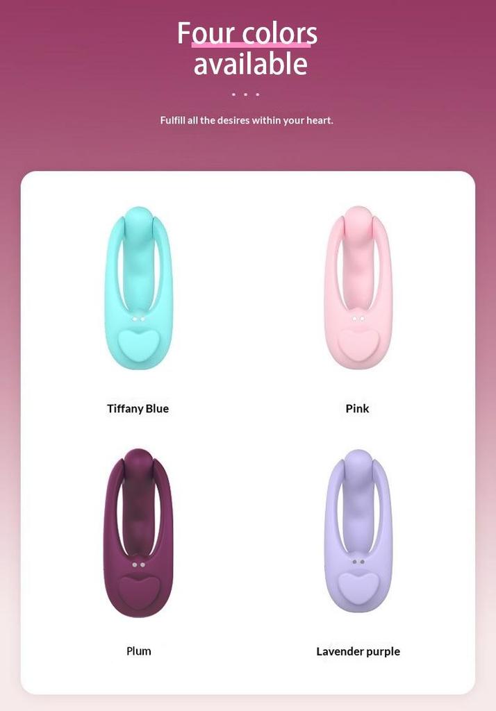 App-Controlled Wearable Invisible Female Vibrator with 360-Degree Rotation for Couples