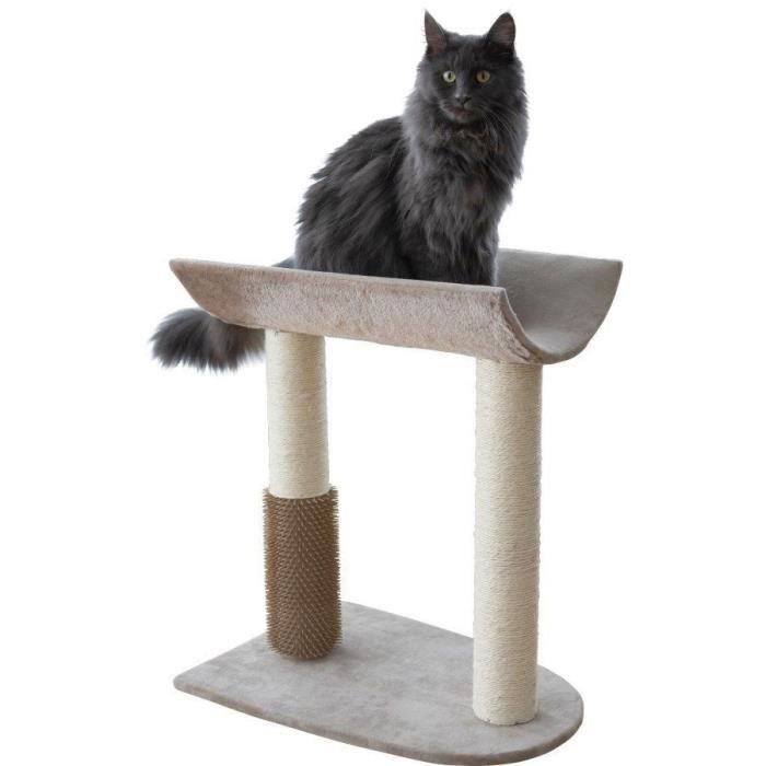 KERBL - Cat Tree Ambiance Taupe- 49x35x56 Cm - Taupe - Sisal