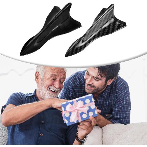 10PCS Self-Adhesive Car Diffuser Shark Fin Kit, Waterproof Air Vortex Generator, Compatible With Pointed Spoiler Roof Wing Car Exterior Decoration
