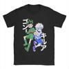 Men T-Shirt HXH Anime Hunter X Hunter Gon Killua Zoldyck Anime Funny Cotton Tees Short Sleeve T Shirt Round Neck Clothes Party