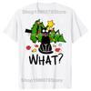 Funny Black Cat Christmas Tree Merry Xmas Humor Cat What Tshirts Men Fashion Cotton Oversized Crewneck Collar Hip Hop T Shirt