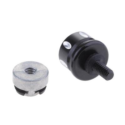 Motorcycle Black Seat Nut Bolt Mount Kit for Harley Touring