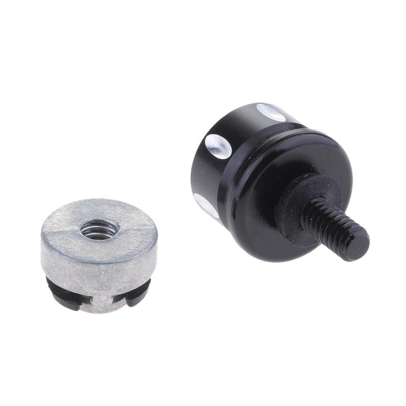 Черный комплект болтов и гаек для крепления сиденья мотоцикла для Harley Touring