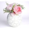 Vază sferă metalică pentru decor acasă|Ghiveci rotund pentru dormitor, sufragerie, birou, nuntă|Aranjament floral pentru ziua de naștere, aniversare, festival|