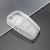 For A6 S6 A7 B6 B7 B8 8P 8V 8L TT RS C6 R8 A1 A3 Q3 A4 A5 Q5 Transparent TPU Auto Car Remote Key Case Cover Keys Shell Fob