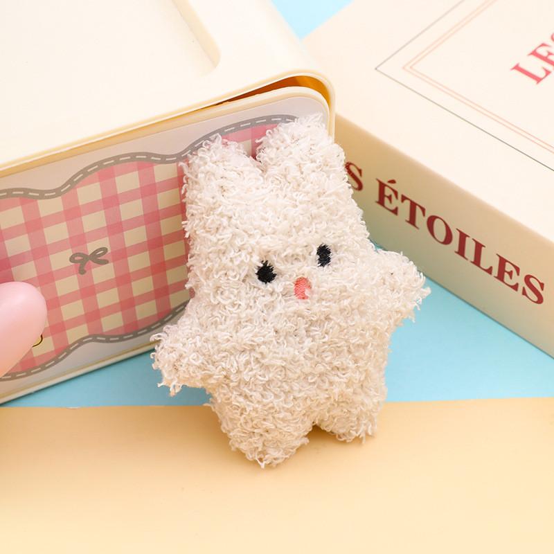 Cartoon Plush Bear Brooch Diy Accessory Fabric Embellishment For Kids And Teens