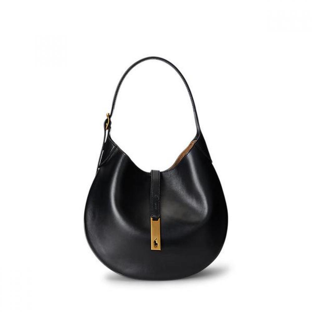 

Polo Ralph Lauren Women Polo Id Medium Leather Shoulder Bag wapoBag02v20040001 ONE