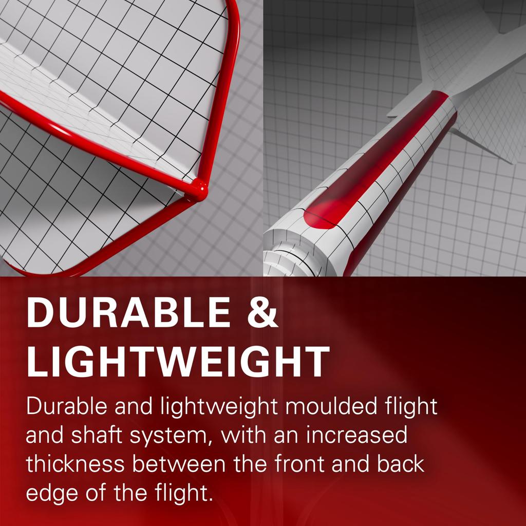 TARGET FLIGHT K-FLEX SHAPE/NO6 (26MM INTERMEDIATE, Black)