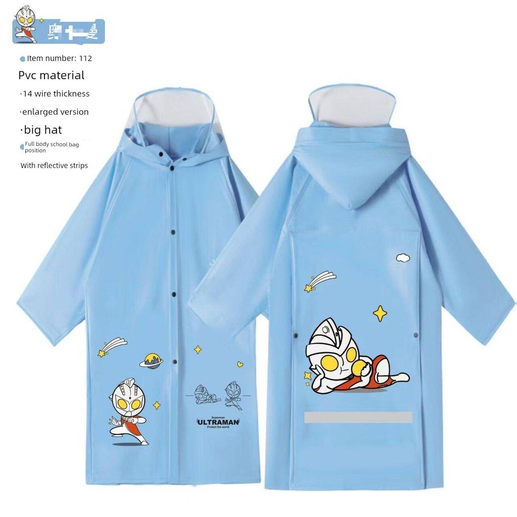 Children's Raincoat, Kidsren's Full-Body Waterproof Raincoat for Girls, 2025 New Model, Rain Gear for Primary School Students, Poncho
