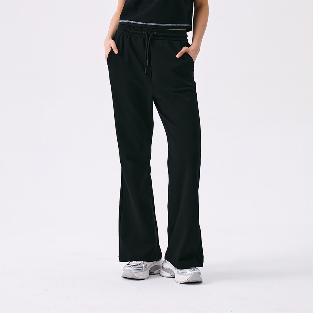 New MLB New York Yankees Basic Collection SS25 Casual Pants Women's Black 3FPTB0353-50BKS