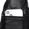 Chest Bag Women's Soft Leather Shoulder Bag Vintage Crossbody Bag