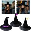 Star Wizard Cap Velvet Halloween Cap Easy To Storage Halloween Witch Hat  Children