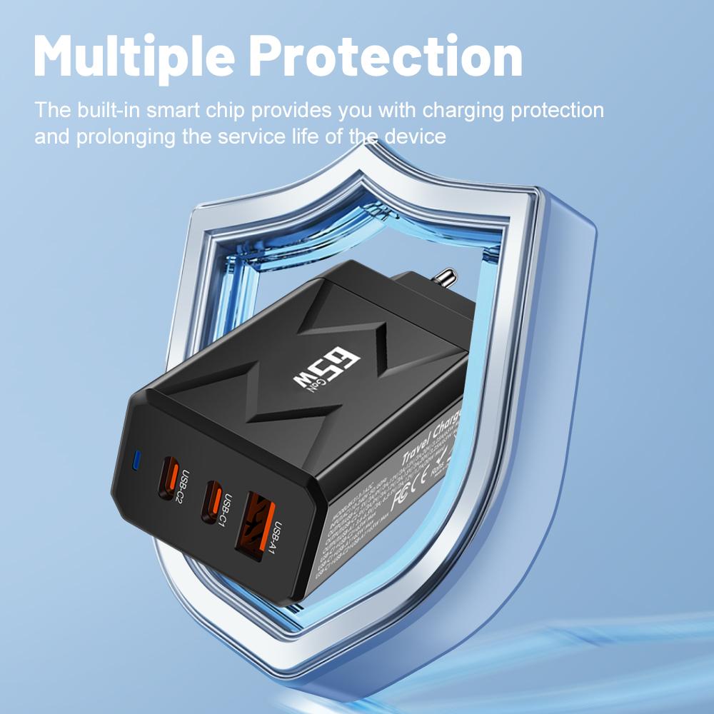 Insgesamt 85W Handy-Ladegerät USB C Ladegerät EU/US/KR Schnellladung Typ C Ladegerät für für iPhone 14 15 Pro Xiaomi Samsung