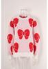 2026 Spring Women's Plus Size Bowknot Loose Sweater Pullover Knitwear