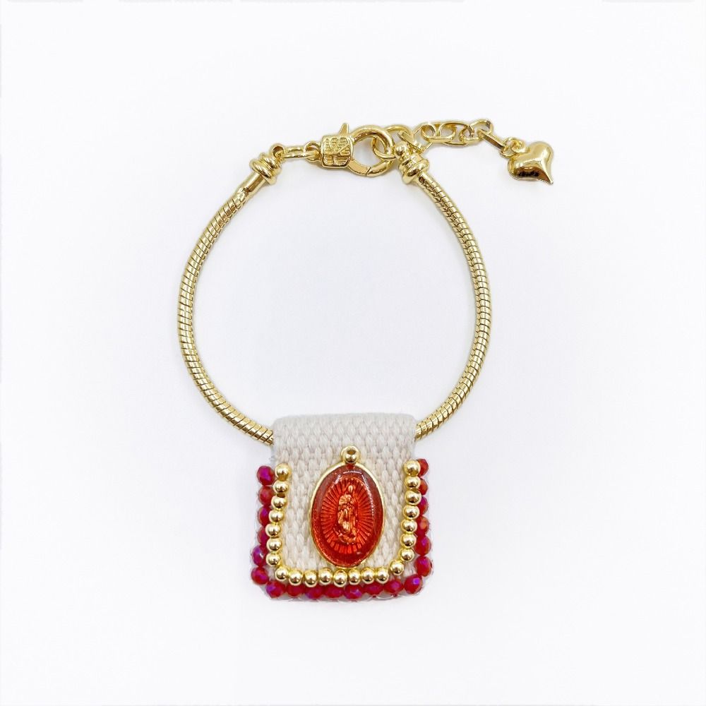 Beaded Fabric Vintage Braclet Woven Square Gold Hand Rope Creative Metal Bracelet  Female