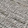 Tapis salon tressé en jute gris 160x230