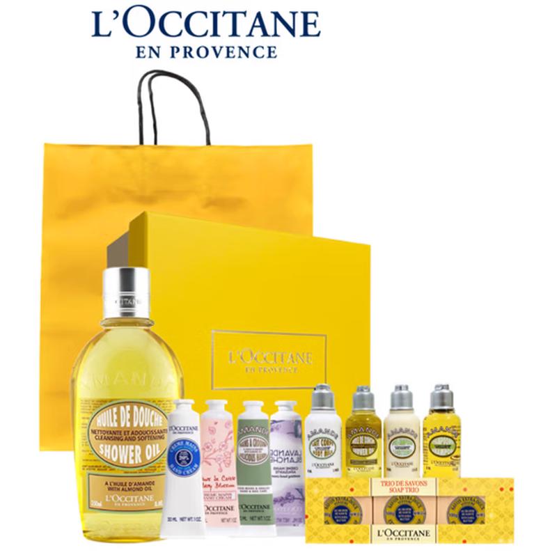 L OCCITANE Sweet Almond Bath & Hand Care Gift Set