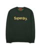 Syupeodeulai Core Logo Round Knit Hunter