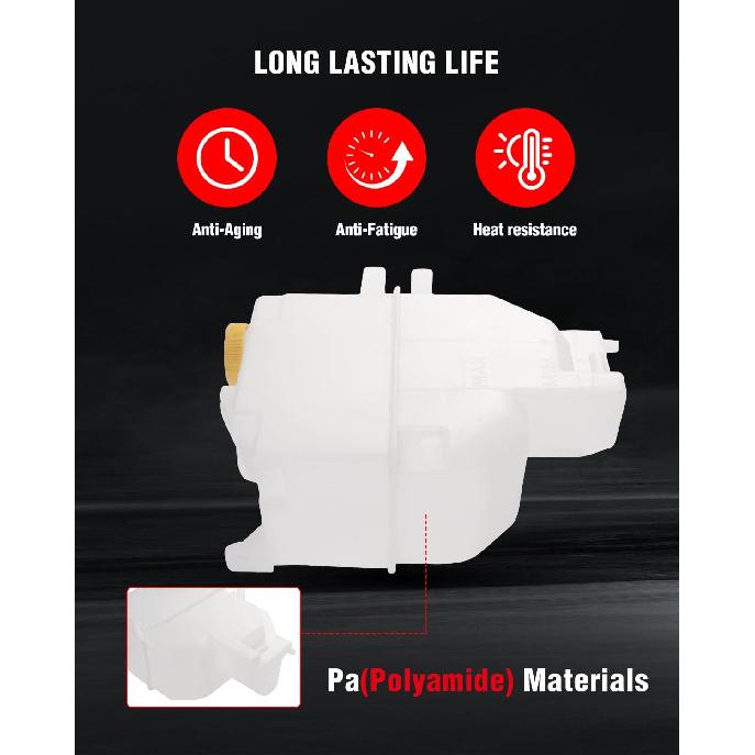 cciyu Coolant Tank Reservoir Fits for 2000-2001 for Infiniti I30 2002-2004 for Infiniti I35 2000-2003 for Nissan Maxima 217102Y000 2171069Y11