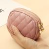 Coin Purse Key Ring Pendant Storage Bag Double Zipper Large Capacity Multi-card Slots Card Holder For Women Girls
