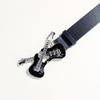 Unisex Gothicism Leather Belt Comfortable Elastic Waist Belt Stretchable Belt for Music Festivals