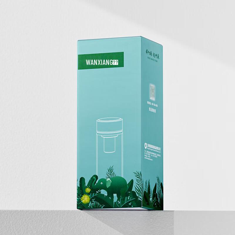 WANXIANG Portable Glass Tea Infuser Bottle