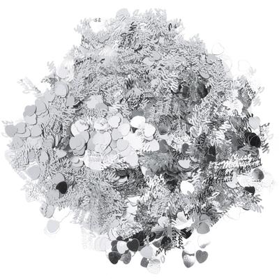 Just Married Konfetti Hochzeit Valentinstag Dekoration Streuung Streusel Pailletten 100g Silber
