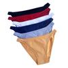 Mutandine sexy a mezza anca per le donne in puro cotone traspirante semplice vita bassa slip ragazze bikini sottile cinghia biancheria intima da donna