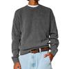 Men's Loose-fitting Casual Round Neck Long-sleeved Knit Top