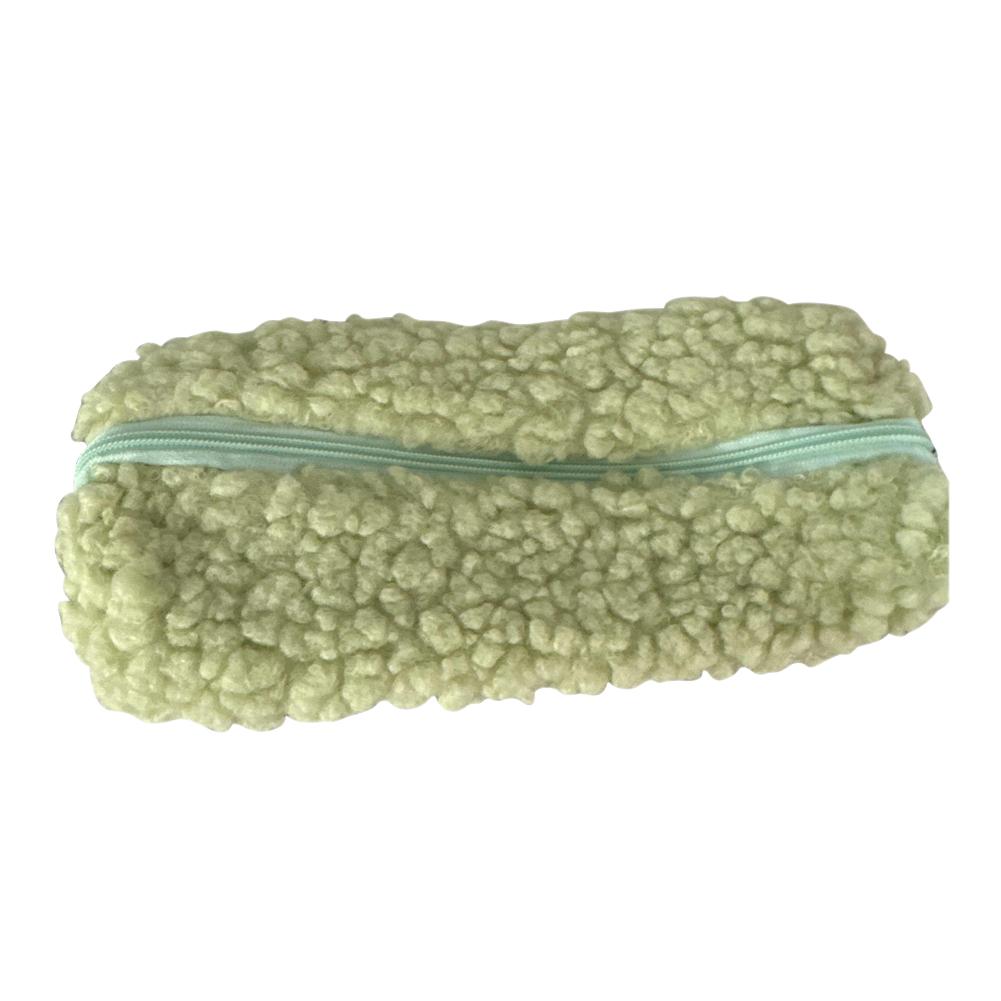 Plush Fluffy Pen Bag with Zipper Pencil Case Pouch Big Capacity Cute Pencil Case for Girls Boys Kids for Adult Students Officers