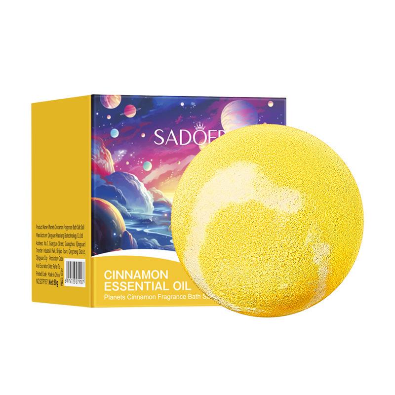 Planet Mother Chrysanthemum Fragrance Bath Salt Ball 80g Cleansing Body Bath Salt Ball Skin Care Products