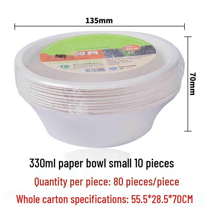 Eco-Friendly Disposable Paper Plates & Bowls