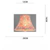 Table Lamp Lampshade Shell Cover Round Cartoon Linen Lampshade for Bedside Wall Lamp Floor Lamp Fabric Lampshade Accessories