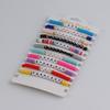 Taylor Swift Pink Friendship Bracelet with Custom Letters - Lover & Fearless Collection