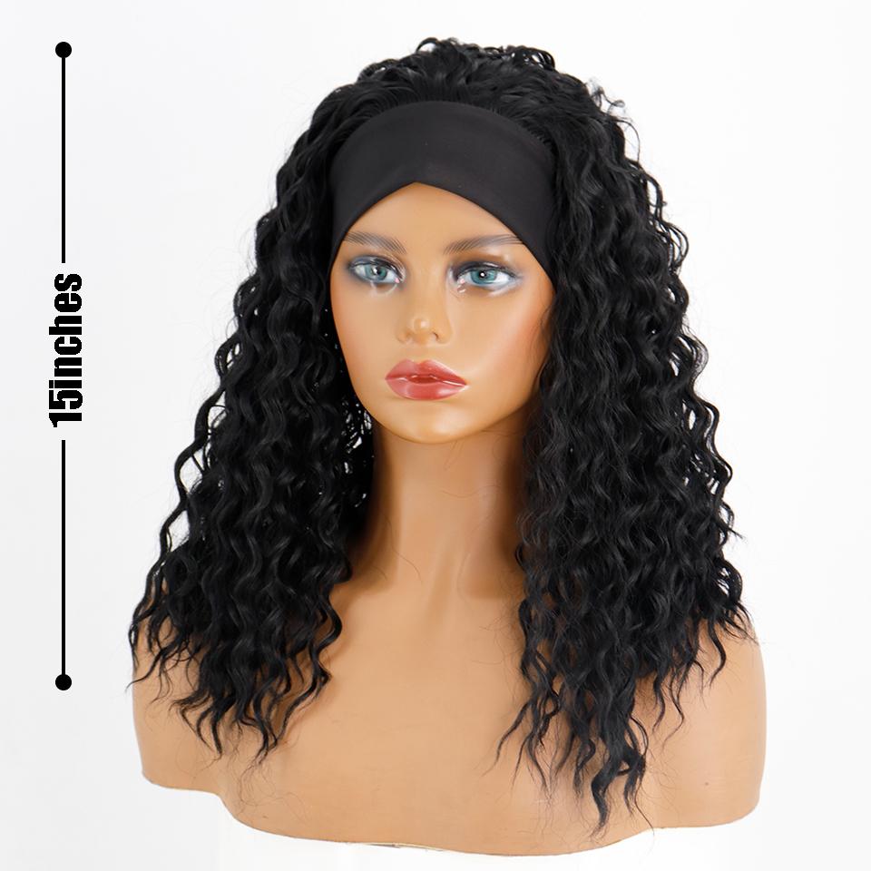 MERISIHAIR Afro kobiety peruka krótka z kręconymi włosami z grzywką z włókna syntetycznego naturalna czarna peruka z kręconymi włosami typu Kinky dla codziennego noszenia na co dzień