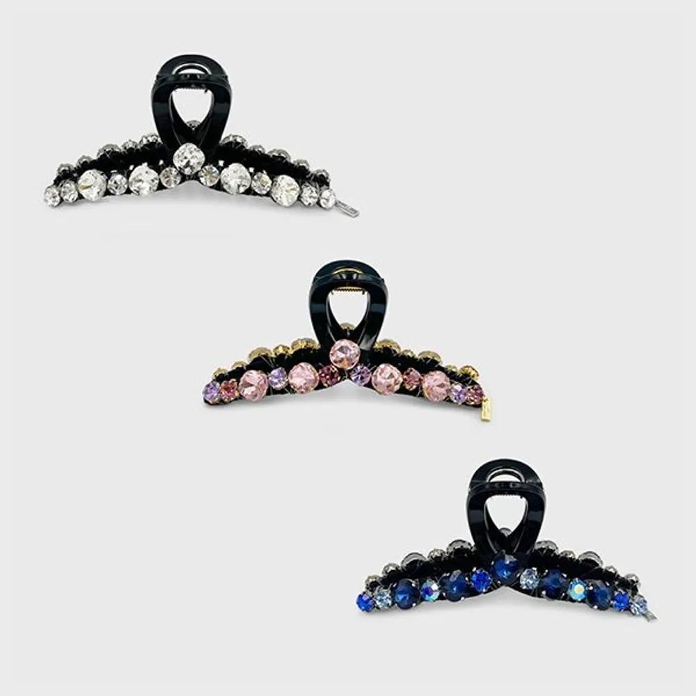 Color Combo Crystal Hair Clip JP-25-063CC