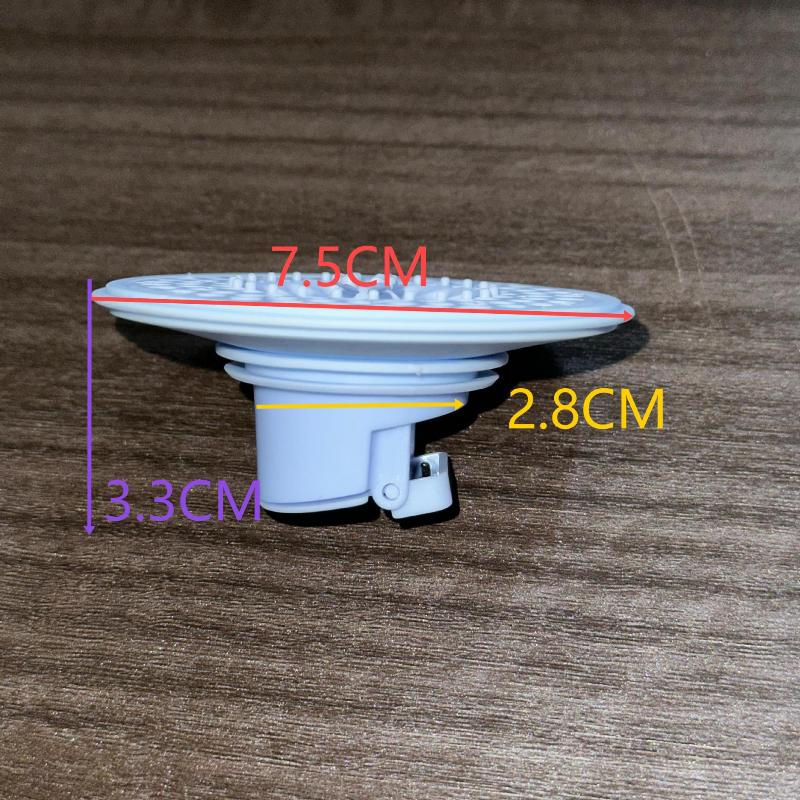 2Pcs Universal Bathroom Floor Drain Cover Bathroom Drain Hair Catcher Sewer Anti-Odor Anti-Insect Floor Drain Accessories