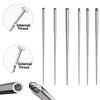 Professional Piercing Insertion Tool Kit Threadless Insertion Needle For Body Jewelry Replacement Without Threads