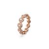Swarovski Una Angelic Round Cut Design Rose Gold Ring Women Rings 5636274
