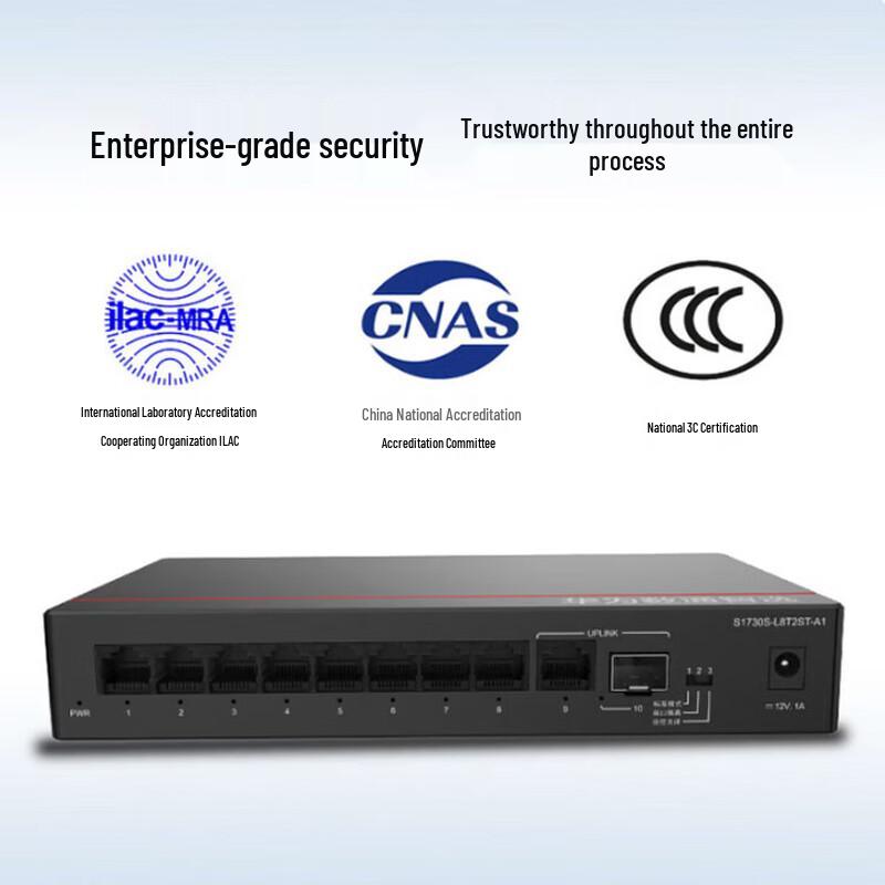 Huawei S1730S-L8T2ST-A1 8-Port Gigabit Enterprise Switch