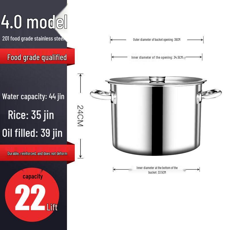 

JPHZNB Stainless Steel Soup Pot with Lid