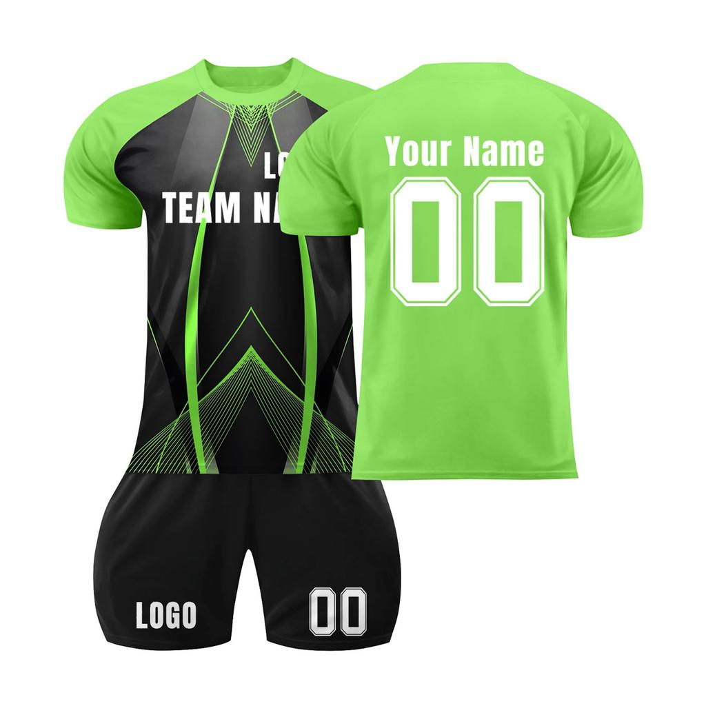 Personalised Shirts Kit Mens Girls With Name Number Custom Football Jerseys For Boys Training Suit