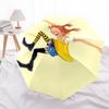 Pippi Longstocking Themed Travel Umbrella-8 Ribs Automatic Opening and Closing, Portable Folding Design, Compact and Stylish Umbrella Suitab