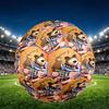 Pallone da Calcio Masha e Orso Stampa Taglia 5, Pallone da Calcio in PU Resistente all'Usura per Partite, Allenamenti e Pratica Quotidiana, Regalo di Compleanno per Appassionati di Calcio