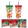 2PCS Creative Cold Activated Color Transforming Cups for Christmas Fun Cold Sensing Cup Safe for Kids and Adults