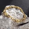Hot Selling Mens Trendy Retro Domineering Double Head Bracelet Classic Texture Jewelry