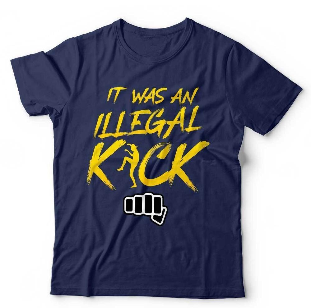Karate Kid Tshirt It Was An Illegal Kick Unisex Kids Cobra Kai Miyagi Do S