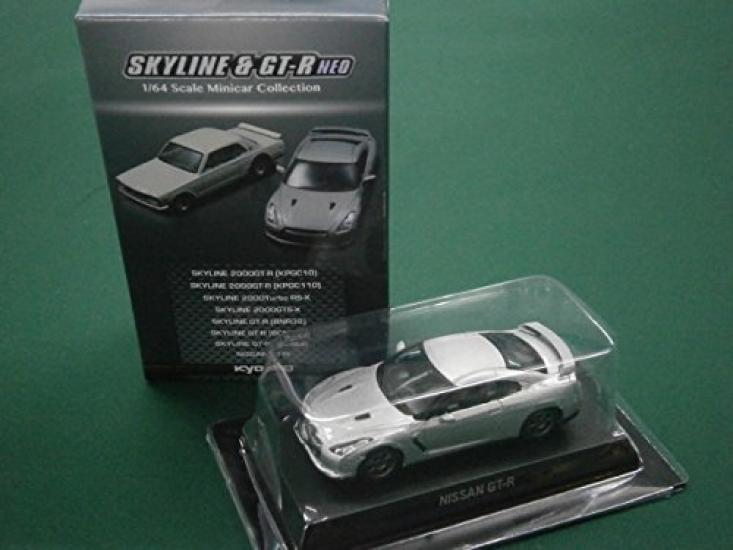 Kyosho Circle K Sunkus Skyline NEO SKYLINE NISSAN Silver 1/64 & GT-R GT-R (Single Item)